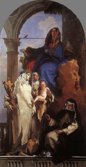 Giovanni Battista Tiepolo The Virgin Appearing to Dominican Saints